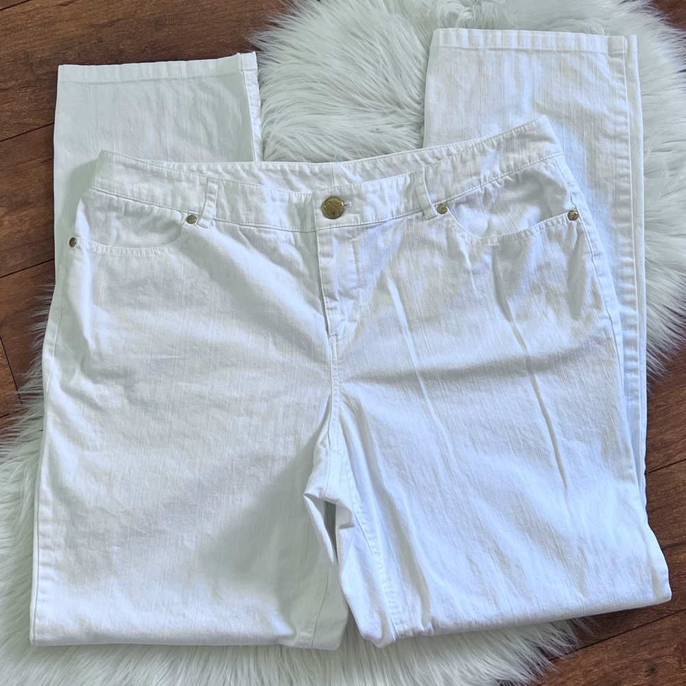 Style & Co. White Lightweight Denim Jeans-Size 10
